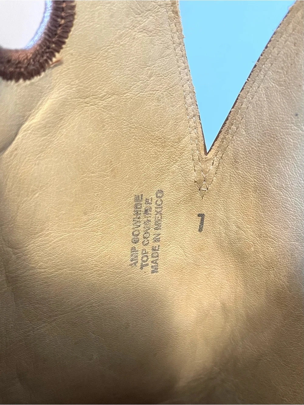 NWT Hondo Pride Collection Western Boots - Hand Crafted Natural Retan - Size 8EE
